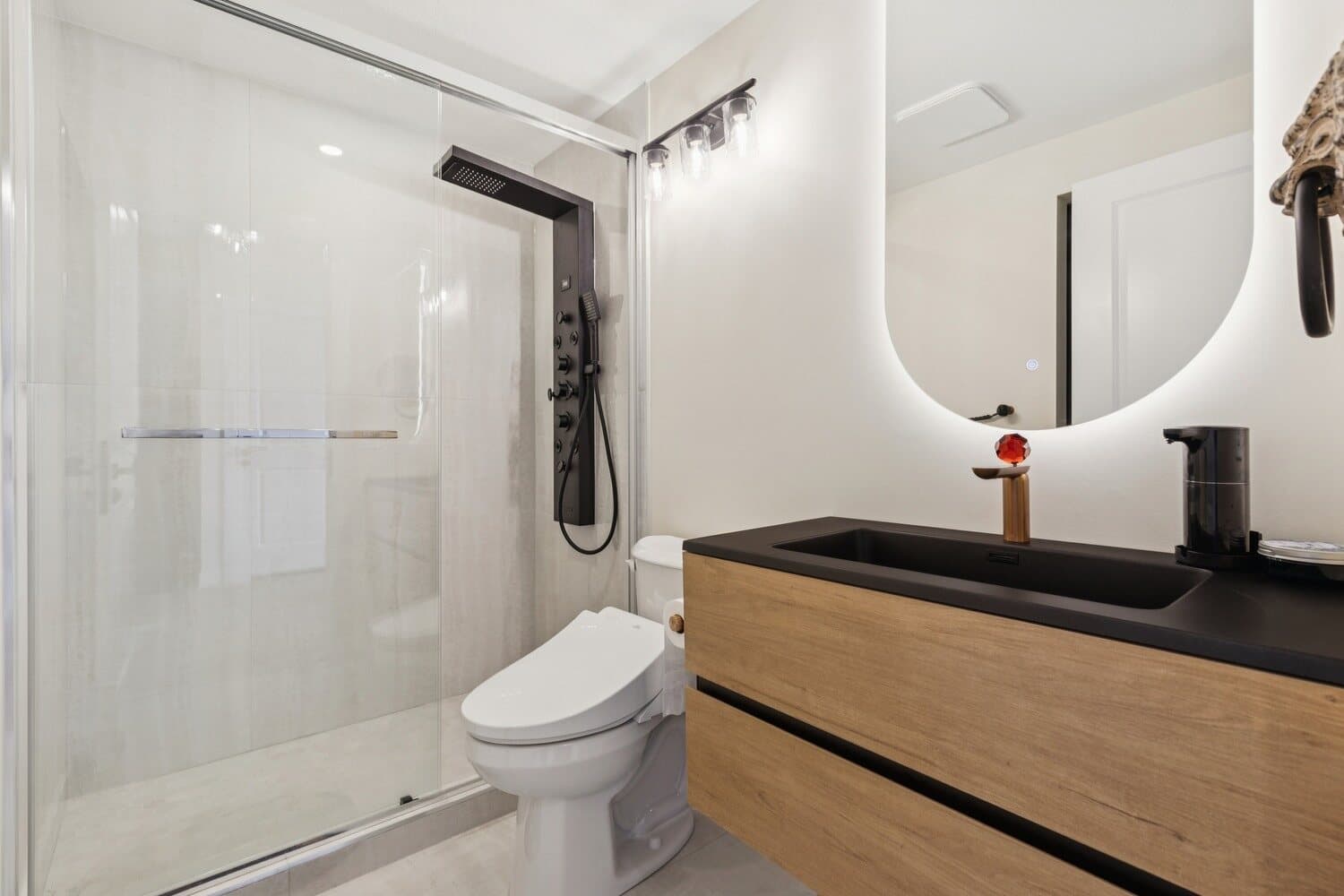 Finished Calgary basement bathroom