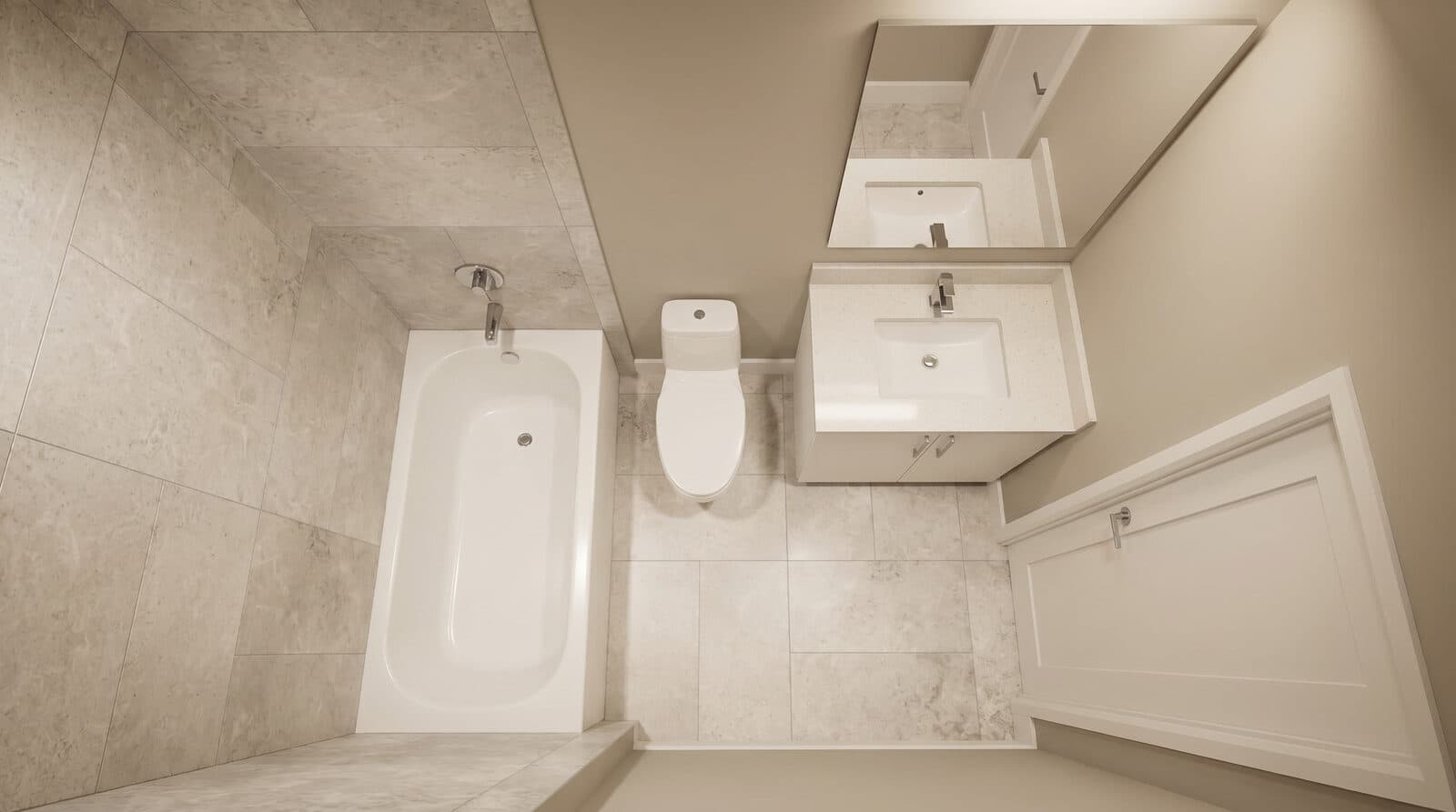 Photorealistic rendering — Bathroom